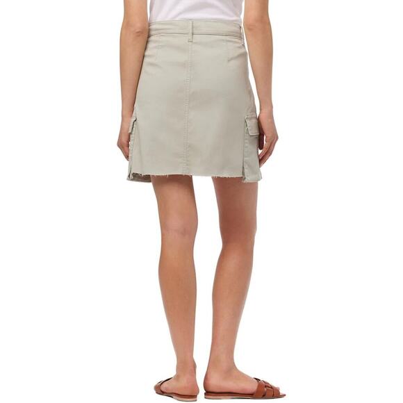 NWT JOE'S Women's High Rise Frayed Hem Jean Cargo Mini Skirt - Picture 3 of 6